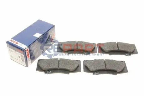 Колодки гальмівні (передні) Toyota Hilux 2.5-4.0 d-4d 04 Bosch 0986495352 Купити в Україні