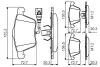 BOSCH гальмівні колодки перед. AUDI A3/TT VW Golf V, Passat 05- SEAT Leon (з датчик.) Bosch (0986495356) зображення 1