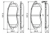 Фото Гальмівні колодки (набір) Bosch (0986495379) зображення 1