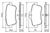 Тормозные колодки дисковые MB A/CLA/GLA/SLK/SLC-Klasse R 13>> BOSCH 0986495403 (фото 5)