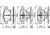 Колодки тормозные (передние) Ford Galaxy III/S-Max/Mondeo V/Fusion 13-/Ford (США)) Fusion 05- 0986495407