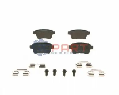 Тормозные колодки дисковые RENAULT Kangoo R 07>> PR2 Bosch 0986495418 Купить в Украине