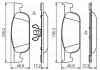 RENAULT колодки тормозов. фартук Logan, Sandero 12- BOSCH 0986495424 (фото 1)