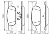 Фото Колодки гальмівні (передні) Renault Logan II/Clio IV/Sandero II 12 Bosch (0986495424) зображення 1
