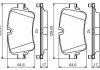 Комплект гальмівних колодок з 4 шт. дисків - (4KE698451A, 4M0698451F, 4M0698451G) BOSCH 0986495426 (фото 2)