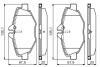 Колодки тормозные (передние) MB E-class (W211) 02-09 Q+ (с датчиками) BOSCH 0986495433 (фото 1)