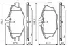 Фото Колодки гальмівні (передні) MB E-class (W211) 02-09 (з датчиками) Bosch (0986495433) зображення 1