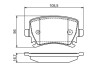 Тормозные бревен. задн. VW Passat 05- BOSCH 0986495453 (фото 5)