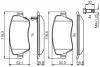 Фото Тормозные колодки (передние) Subaru Justy 03- Bosch (0986495485) изображение 1