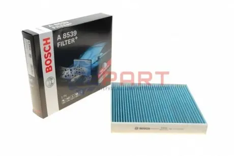 Фільтр салону Skoda Fabia/Roomster/VW Polo 99-10 (вугільний) Bosch 0986628539 Купити в Україні