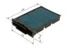 Фото Фільтр салону Citroen C1 05-14/Peugeot 107 05-/Toyota Aygo 1.0i/1.4 HDi 05- (вугільний) Bosch (0 986 628 552) зображення 6