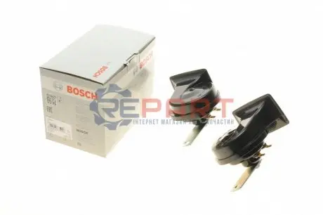 Фанфари (єлектропневматичні) VW BORA I, GOLF IV, LUPO I, POLO, POLO III, POLO III CLASSIC, POLO/KOMBI 10.94-12.13 Bosch 0986AH0503 Купити в Україні