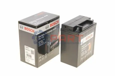 Акумуляторна батарея 12Ah/200A (133x90x164/+R/B0) (AGM) (мото) Factory Activated AGM BOSCH 0 986 FA1 120 Купити в Україні