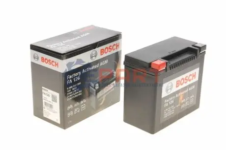 Акумуляторна батарея 19Ah/210A (175x100x155/+L/B0) (AGM) Factory Activated AGM. BOSCH 0 986 FA1 260 Купити в Україні