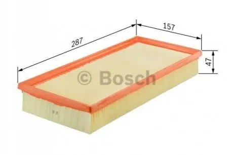 Фільтр повітряний (фільтруючий елемент) FORD KA 1.3 09.96-11.08 Bosch 1457433268