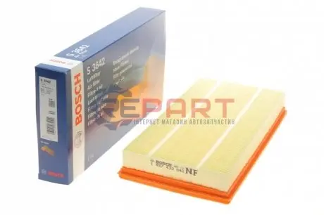 Фільтр повітряний (фільтруючий елемент) VOLVO 850, C70 I, S70, V70 I, XC70 I 2.0-2.5D 06.91-10.05 Bosch 1457433642 Купити в Україні