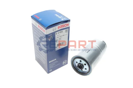 Паливний фільтр VOLVO 850, S70, S80 I, V70 I, V70 II AUDI 100 C3, 100 C4, 80 B3, 80 B4, 90 B3, A4 B5, A6 C4, A6 C5, CABRIOLET B3 VW LT 28-35 I, LT 40-55 I, PASSAT B5 1.6D-2.5D 12.82-08.07 Bosch 1457434184 Купити в Україні