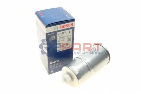 Паливний фільтр BMW 3 (E36), 5 (E34) LAND ROVER RANGE ROVER II 2.5D 09.91-03.02 Bosch 1457434187 Купити в Україні