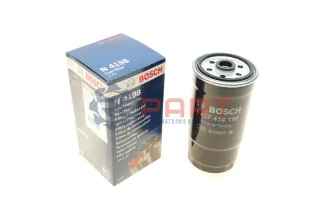 Паливний фільтр ALFA ROMEO 145, 146, 156, 166 FIAT BRAVA, BRAVO I, MAREA, PUNTO HYUNDAI ELANTRA III, PORTER, SANTA FÉ I LANCIA KAPPA, LYBRA 1.9D-2.5D 10.94-03.12 Bosch 1457434198 Купити в Україні