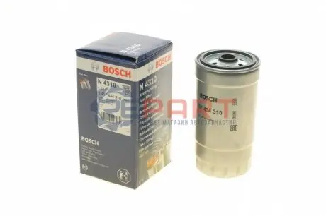 Паливний фільтр FIAT MULTIPLA, PUNTO JEEP CHEROKEE KIA SORENTO I 1.9D/2.5D/2.8D 02.00-03.12 Bosch 1457434310 Купити в Україні