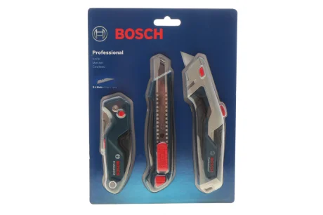 Набор ножей (3 шт) Professional Bosch 1600A027M4