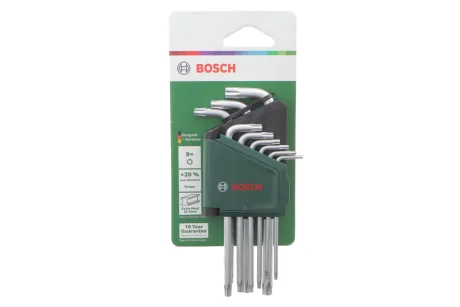 Набір ключів Г-под. Torx T8-T40 9 од. Bosch 1 600 A02 Z9C