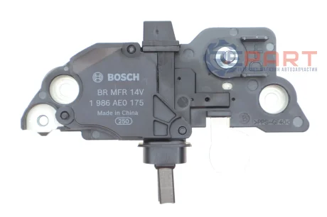 Реле генератора (12V) Opel Astra G/Fiat Albea 96-01/New Holland T8/T9 8.8/13.0 10- Bosch 1986AE0175