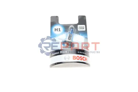 Лампа накаливания H1 12V 55W P14,5s XENON BLUE (выр-во) Bosch 1 987 301 011 Купить в Украине