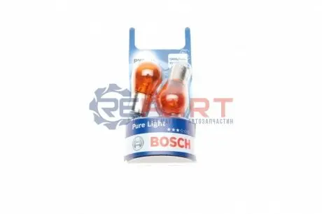Автолампа PY21W 12V 21W BAU15s (жовта, в повороти) BOSCH 1 987 301 018 Купити в Україні