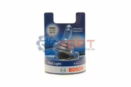 Лампа (упаковка-блістер 1шт) HIR2 12В 55Вт PX22D Pure Light Bosch 1 987 301 039 Купити в Україні