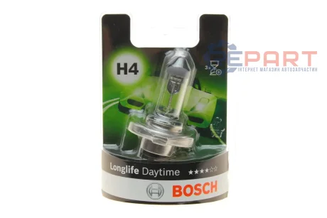 Автолампа H4 12V 60/55W P43t Longlife Daytime (галоген) Bosch 1 987 301 054