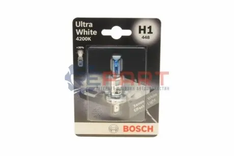 ЛАМПА ULTRA WHITE 4200K H1 Bosch 1 987 301 088 Купить в Украине