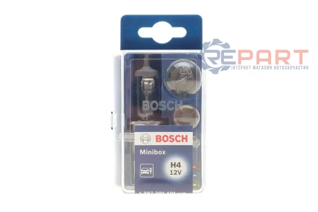 Rомплект ламп 12В Minibox (H4 P21W/R5W/T4W - запобіжник: 10 15 20А) Bosch 1 987 301 101