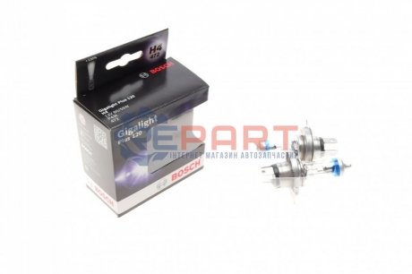 Лампа накаливания H4 12V 60/55W P43t GigaLight +120 (комплект 2шт) (выр-во) BOSCH 1987301106 (фото 1)