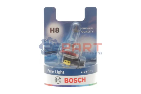 LED лампочка H8 12В 35Вт, PGJ19-1 MERCEDES M (W163) VOLVO C30, C70 II, S40 II, S80 II, V50, V70 III, XC70 II AUDI A1, A3, A4 ALLROAD B9, A4 B8, A4 B9, A5, A7, A8 D3 BMW 1 (E82) 01.96 Bosch 1 987 301 172 Купити в Україні