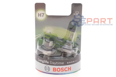 Лампа накаливания H7 12V 55W PX26d Longlife Daytime (компл. 2шт) (выр-во) Bosch 1 987 301 416