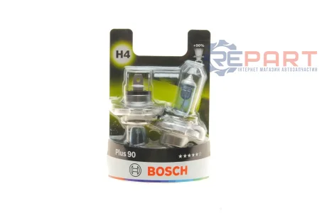 Автолампа H4 12V 60/55W P43t Plus 90% (К-кт 2 шт) BL Bosch 1 987 301 422