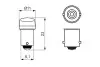 Фото Автолампа T4W 12V 1W BA9s Eco LED WS Bosch (1987301513) зображення 6
