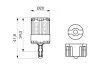 Фото BOSCH LED Gigalight автолампа W21/5W 2шт. колір./температура - RED Bosch (1987301525) зображення 6