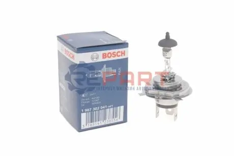 Лампа (картон 1шт) H4 12В 60/55Вт P43T Pure Light Bosch 1 987 302 041 Купити в Україні