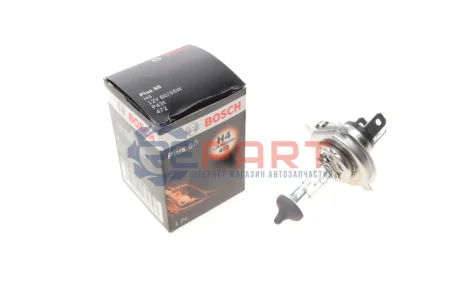 Лампа (картон 1шт) H4 12В 60/55Вт P43T Plus 60% Bosch 1 987 302 049 Купити в Україні
