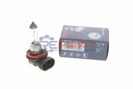 Лампа накаливания H11 12V 55W PGJ19-2 PURE LIGHT (выр-во) Bosch 1987302084 Купить в Украине