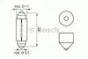 Фото Автолампа C5W 12V 2.5W SV8.5-8 LED Retrofit (пальчик 41mm) BOSCH (1987302225) зображення 2
