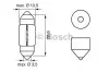Фото Лампа (картон 10шт) C10W 12В 10Вт Pure Light Bosch (1987302227) зображення 1