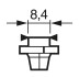 Автолампа PBX4 12V 1.12W BX8.4d BOSCH 1987302243 (фото 6)