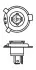 BOSCH ECO HS1 12V 35/35W мотолампа Bosch (1987302827) изображение 7