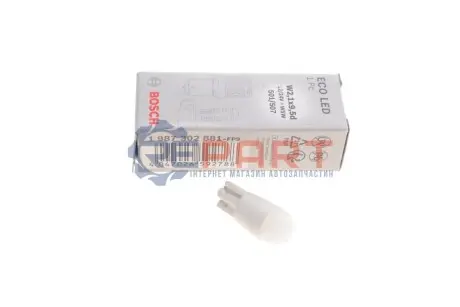 Автолампа W5W 12V 5W W2.1x9.5d Eco Bosch 1 987 302 881 Купити в Україні