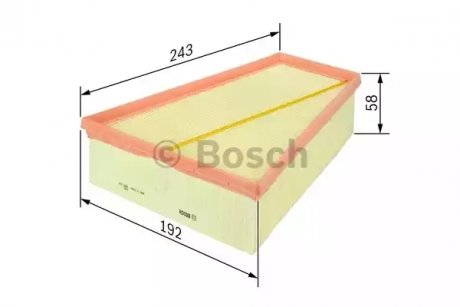 Повітряний фільтр BOSCH 1 987 429 406 (фото 1)