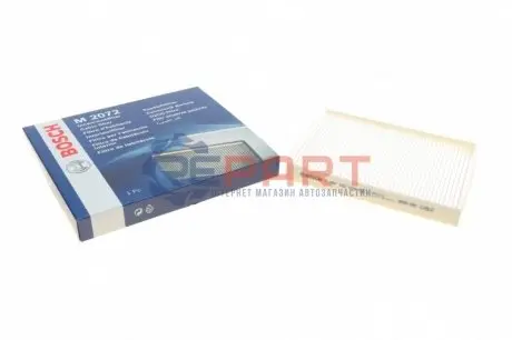 Фільтр салону FIAT DOBLO, GRANDE PUNTO, IDEA, PUNTO LANCIA MUSA, YPSILON 1.2-1.9D 09.99 Bosch 1987432072 Купити в Україні