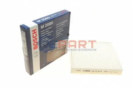 Фільтр салону RENAULT LAGUNA II, VEL SATIS 1.6-3.5 03.01-08.09 Bosch 1 987 432 080 Купити в Україні